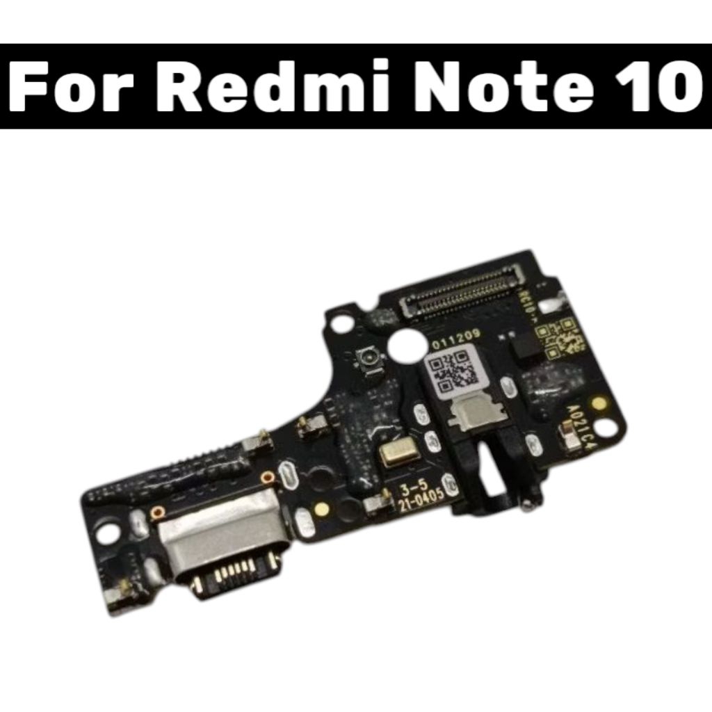 Papan Cas+Ic Mic Xiaomi Redmi Note 10 Board Konektor Charger