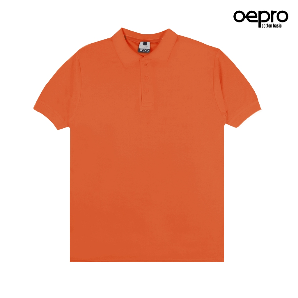Oepro - Kaos Polo Premium | Kaos Kerah Premium | Polo shirt | Orange Spirit | Full Katun