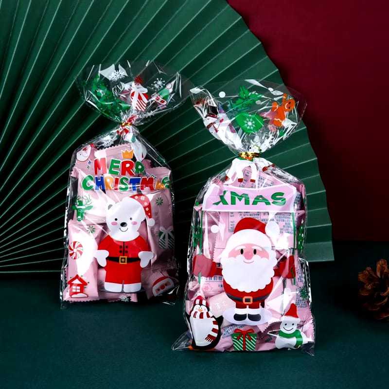 [Ecer] Plastik Snack Natal Lucu Bungkusan Hampers Souvenir Parcel Christmas Bags