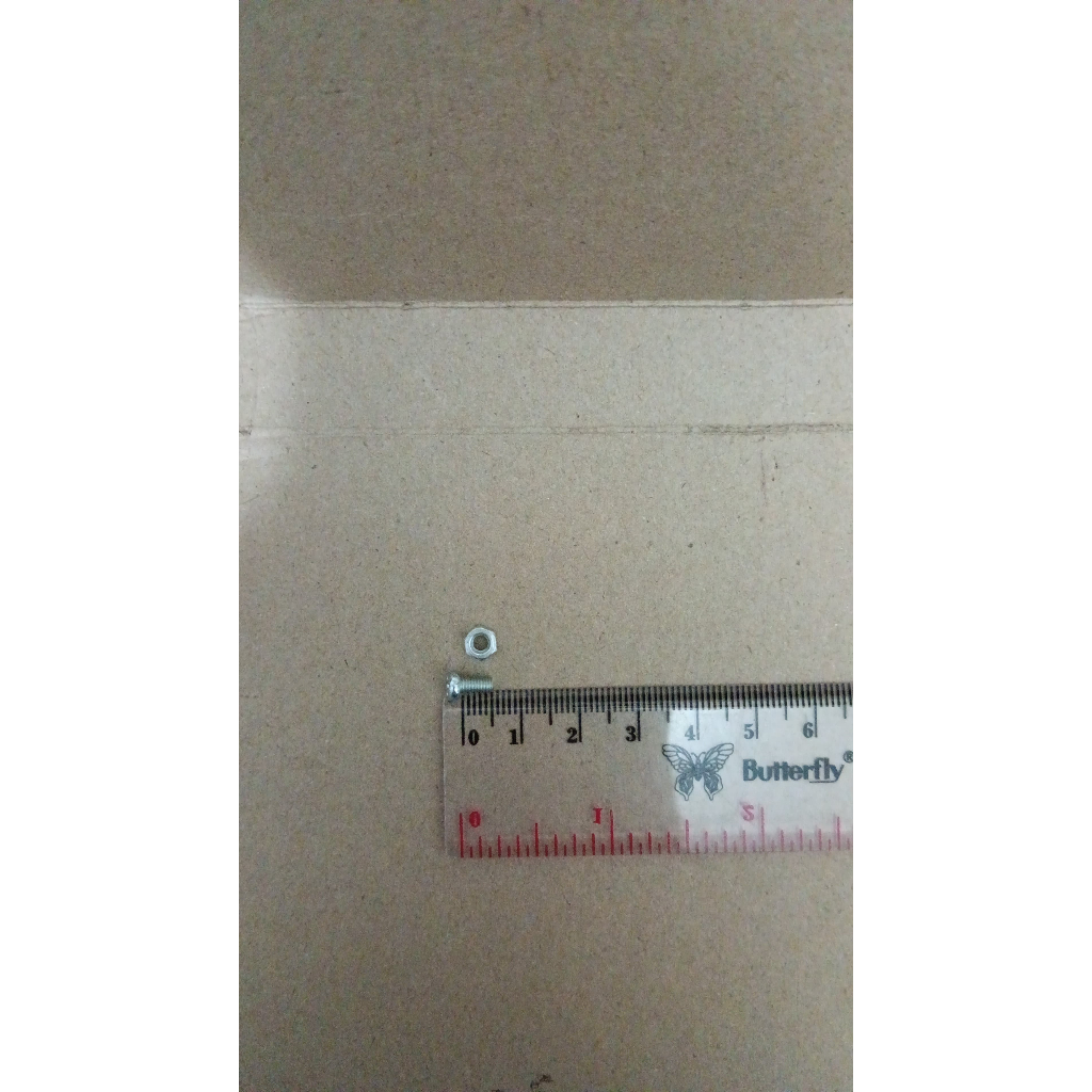 7953 mur plus baut 2.5mm m2.5x5 2.5x5 panjang 5mm 5 mm