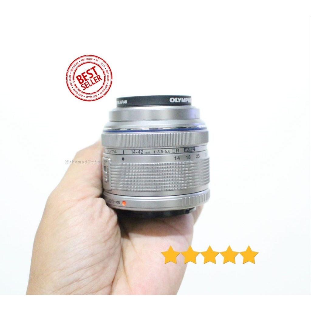 Lensa Olympus M.Zuiko Digital 14-42mm F3.5-5.6 II R MRC For Mirrorless Silver Murah