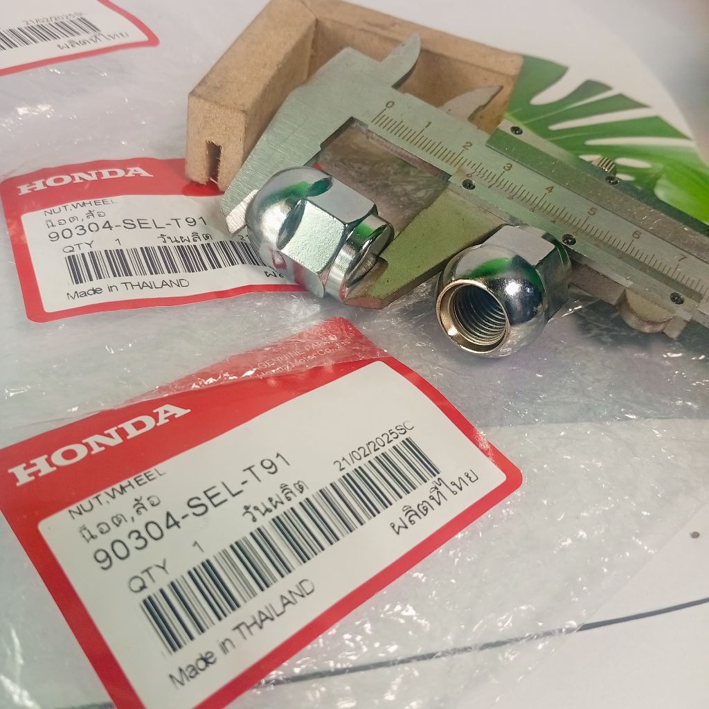 Mur Roda Nut Wheel Velg Kunci 19 ORI Honda 90304-SEL-T91 Honda Jazz Gd3 Ge8 Gk5 Brio City Gd8 Gm2