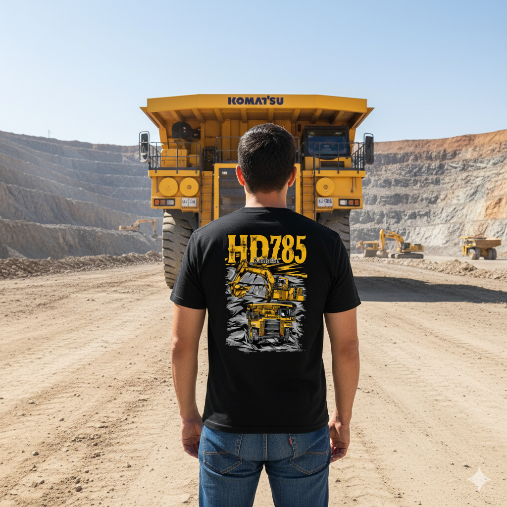 KAOS TAMBANG HD 785 COTTON COMBED 30S KALIMANTANPOLOS