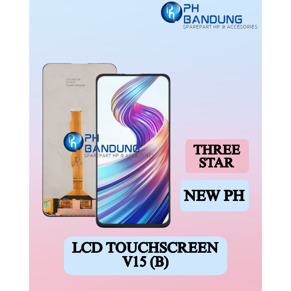 (PH BANDUNG) LCD & Touchscreen  Vivo V15 BLACK