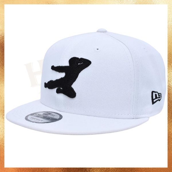 Topi New Era x Bruce Lee Shadow Collab White 9FIFTY Hat Original