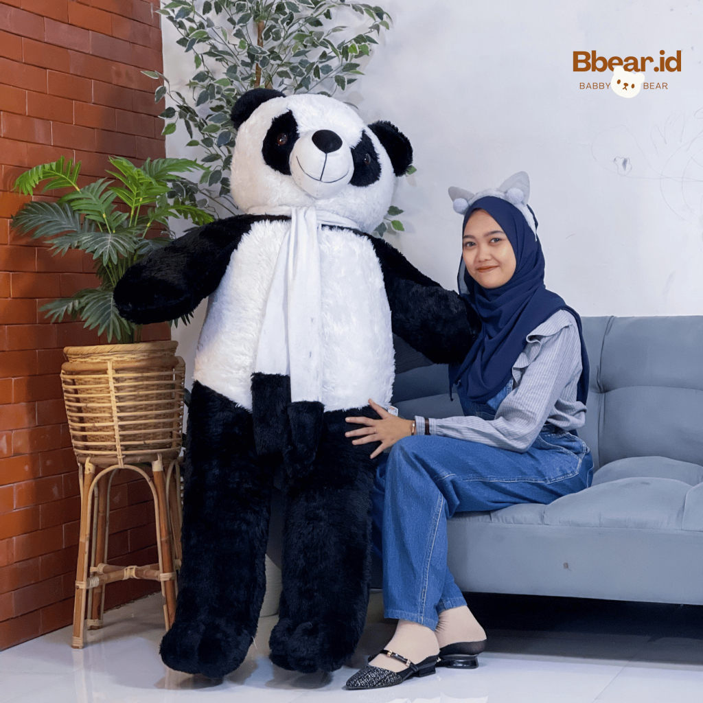 SNI  Boneka Panda Jumbo untuk kado ulang tahun anak, pacar, teman laki perempuan wanita cowok cewek