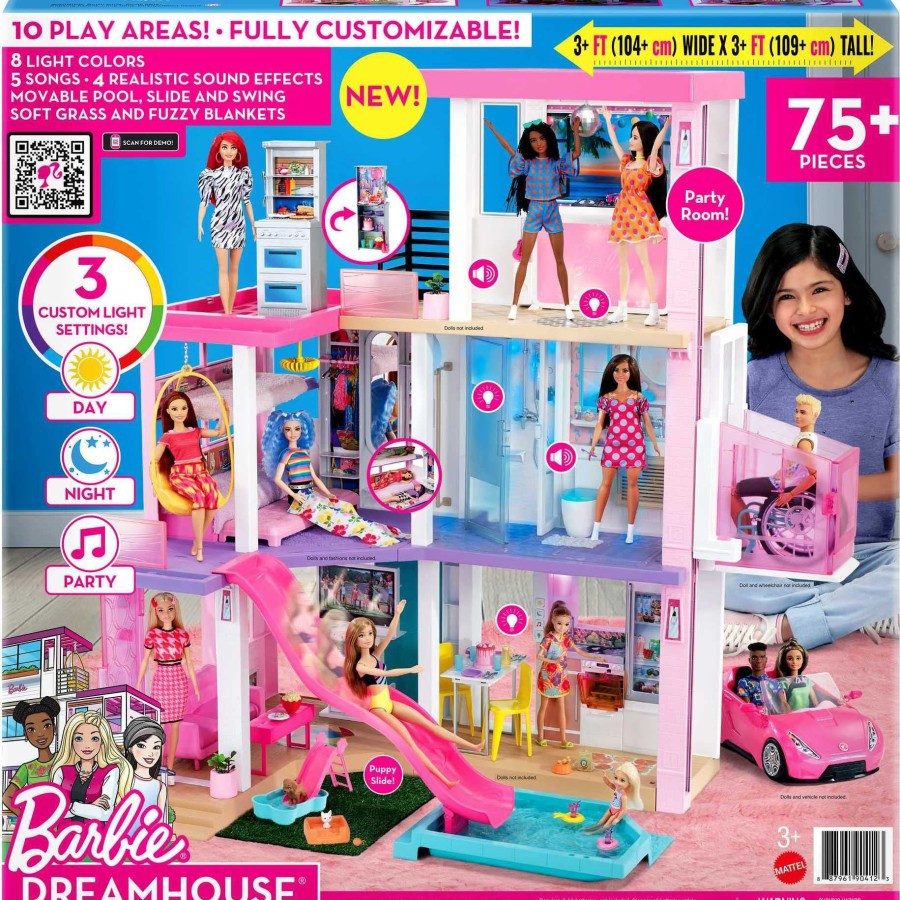 Barbie Dreamhouse Dollhouse Rumah Barbie Dream House - DreamHouse 75+