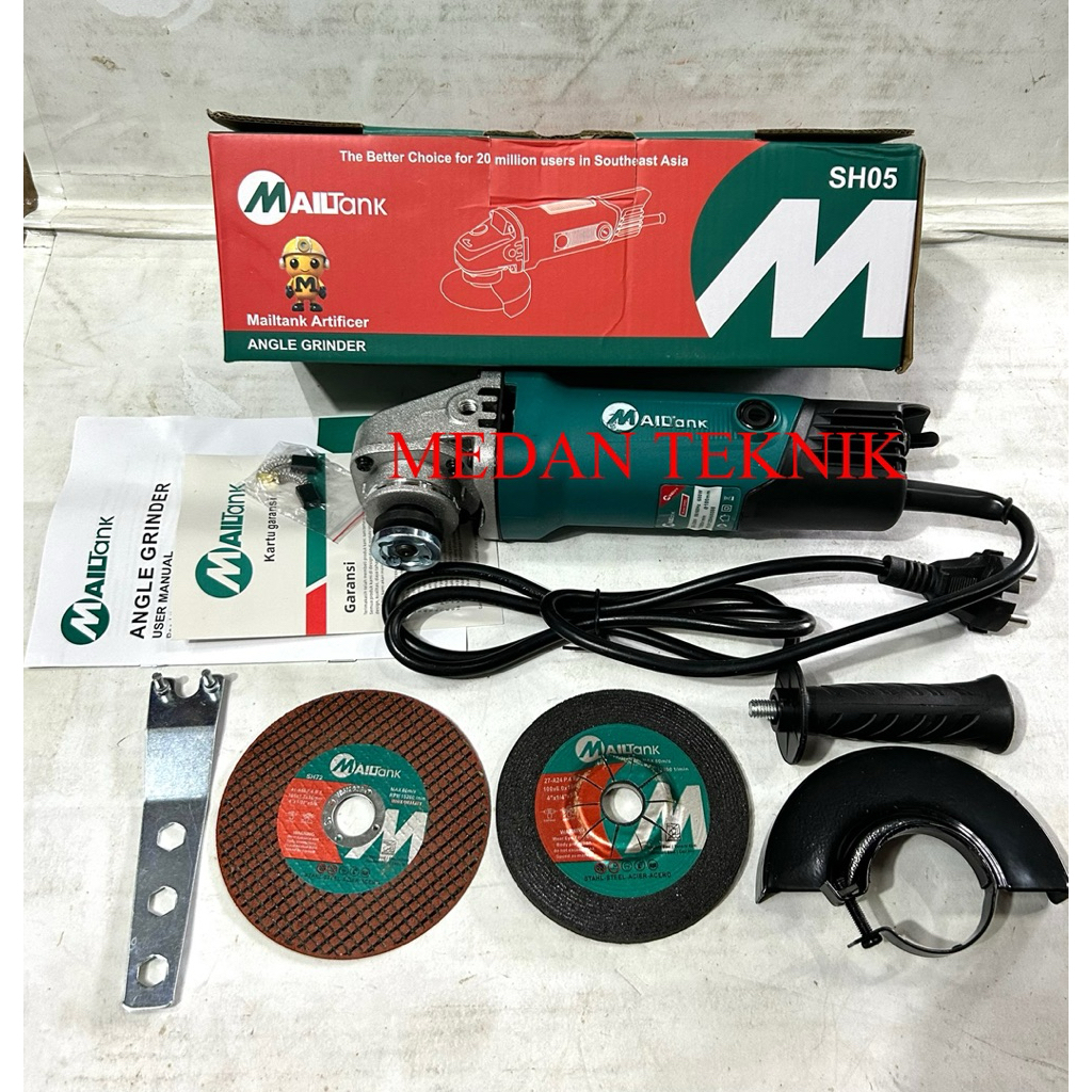 MAILTANK DISC GRENDA SH05 600 WATT / MESIN TANGAN GERINDA MAILTANK