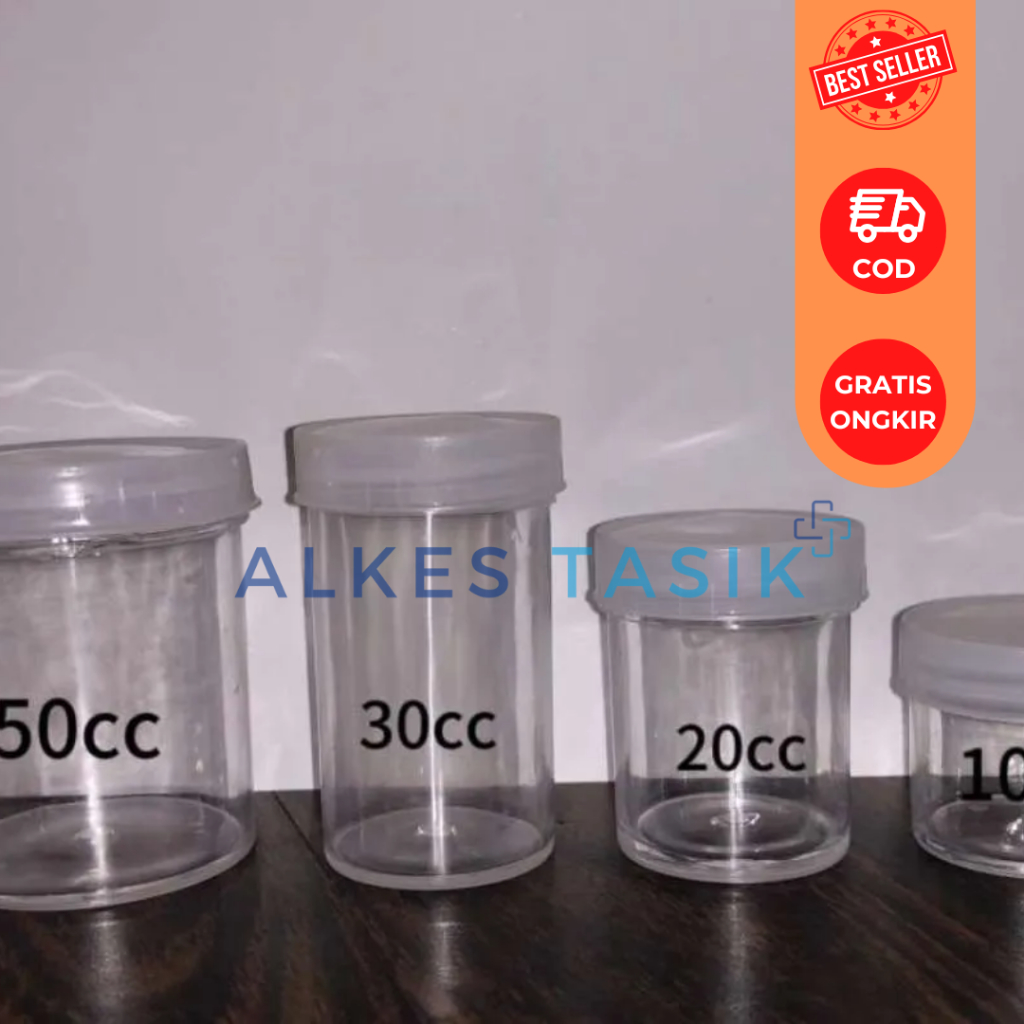 Pot Salep Berbagai Ukuran 10cc 15cc 20cc 30cc 50cc / Pot Salep Putih