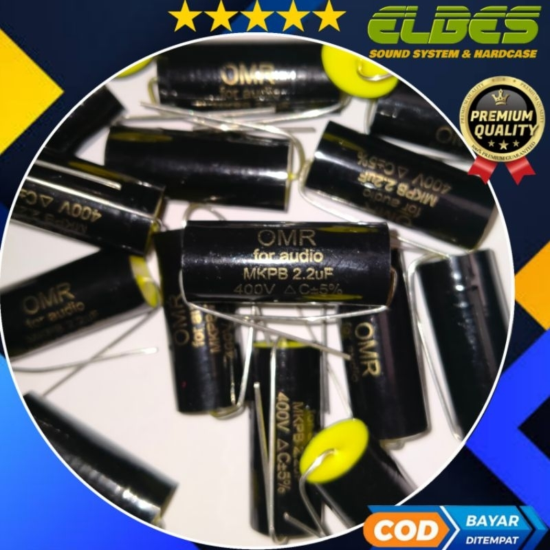 Capasitor nonpolar OMR 225 2,2uf 335 2,2uf 475 4,7uf 685 6,8uf 825 8,2uf 106 10uf 226 22uf 400V untu