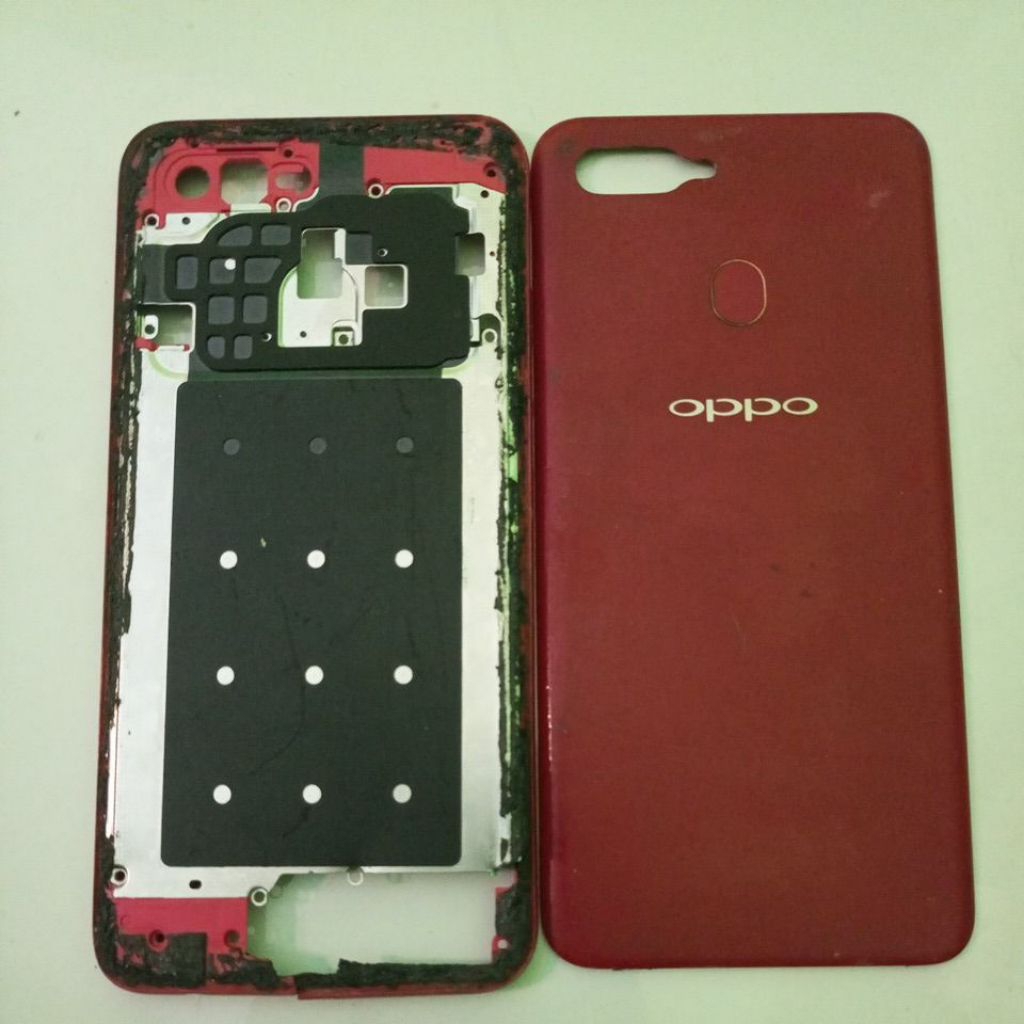 backdoor+tutup mesin+ fingerfrint oppo A5s original