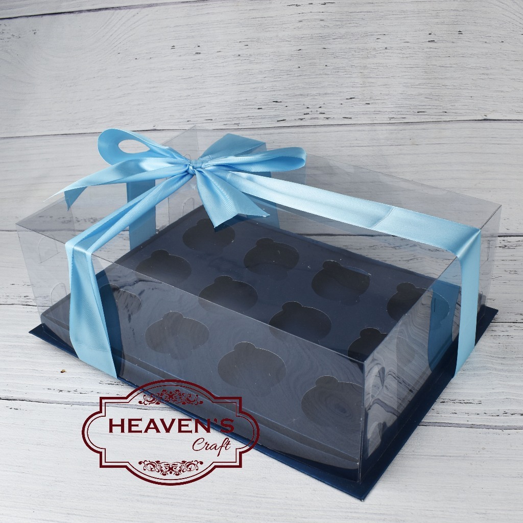 Box cupcake isi 12 Dengan PITA