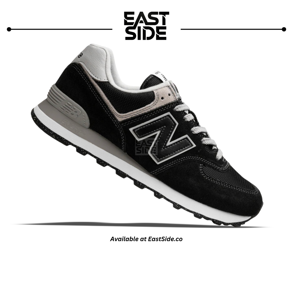 Eastside.co - Sepatu NB 574 Classic BlackGrey Sneakers Authentic