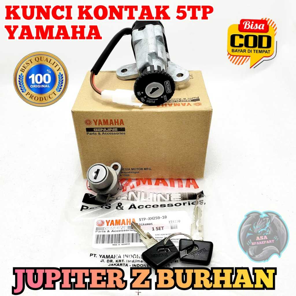 KUNCI KONTAK + Kunci Jok 5Tp ASLI ORIGINAL motor YAMAHA JUPITER Lama , JUPITER Z LAMA ,  JUPITER Z B