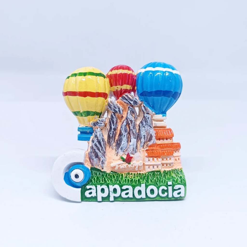 Fridge Tempelan Magnet Kulkas PREMIUM Souvenir Negara Turkey Turkiye Turki Kapadokya Cappadocia B