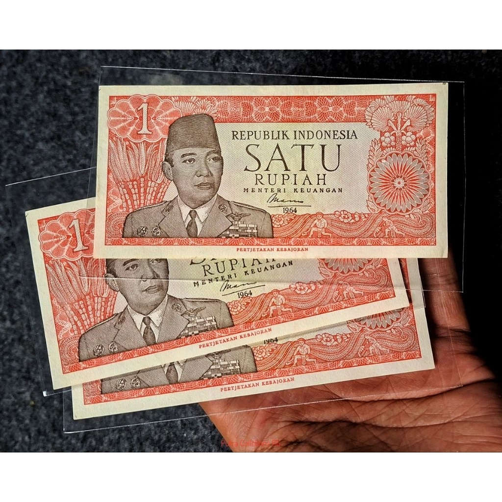 Uang 1 Rupiah Seri sukarno 1964 (Z5)