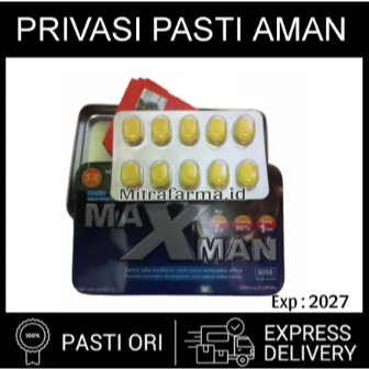 (Privasi Aman) 100% Original-Maxman-Asli Isi 10