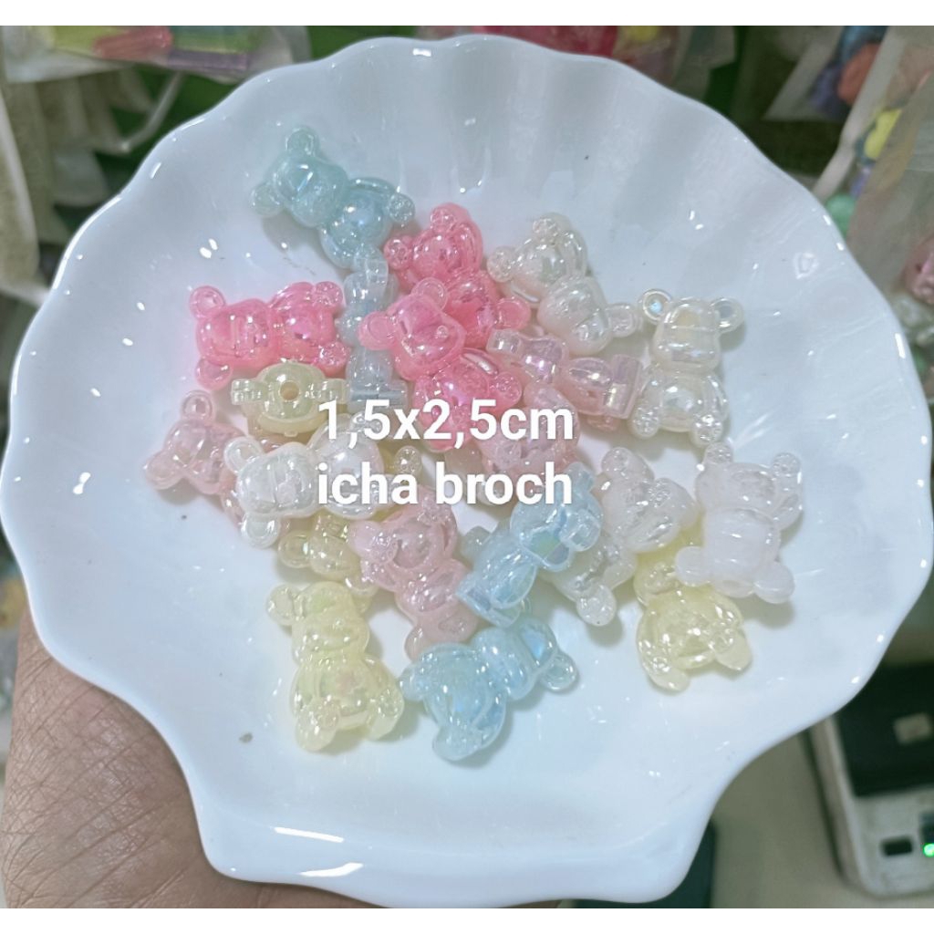 mute manik bear jely kilap AB ecer 50gram(an)