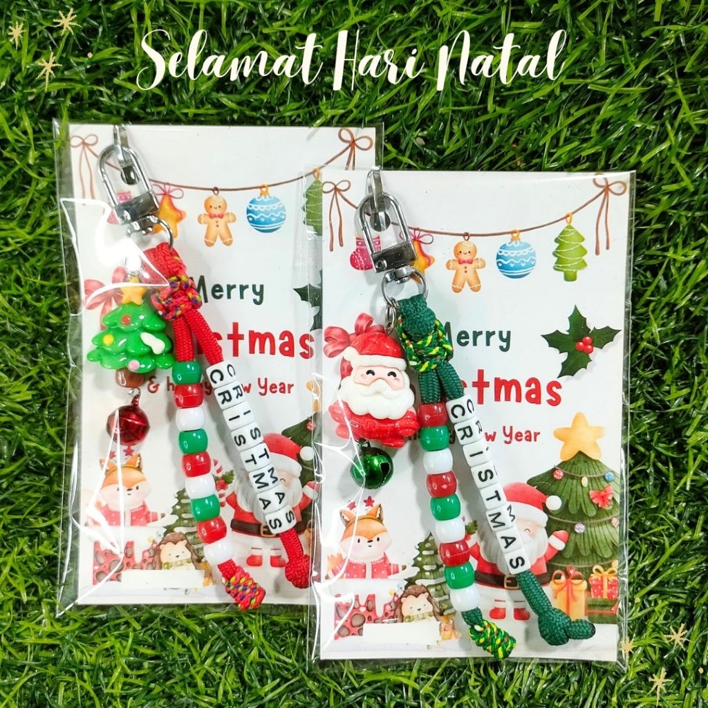 Ragacraft - SOUVENIR NATAL / GANTUNGAN TAS NATAL / CHRISTMAS CHARM  / SOUVENIR NATAL UNIK DAN PERSON