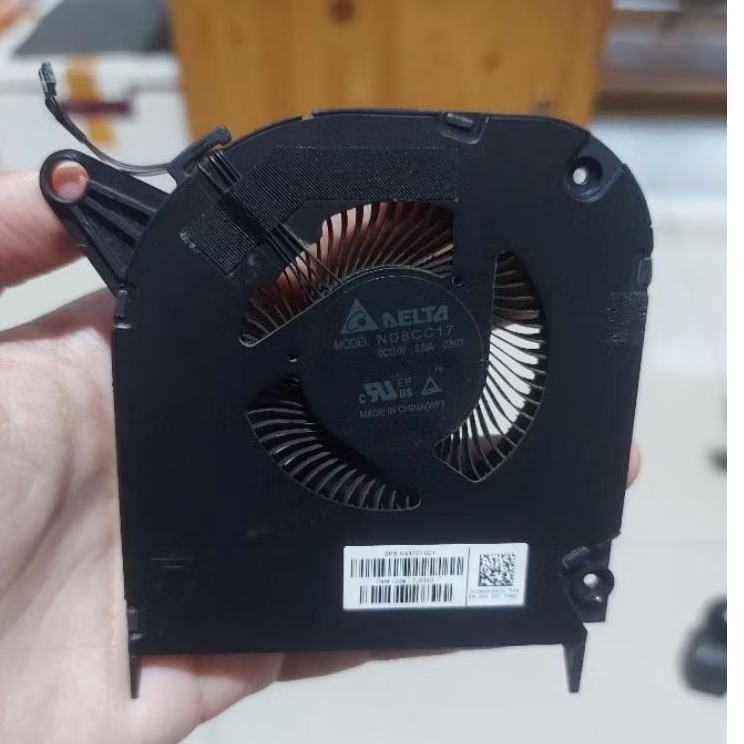 CPU Fan DC12V Laptop HP OMEN Gaming 16-u 16U TPN-C171 Laptop N43727-001 Second Original