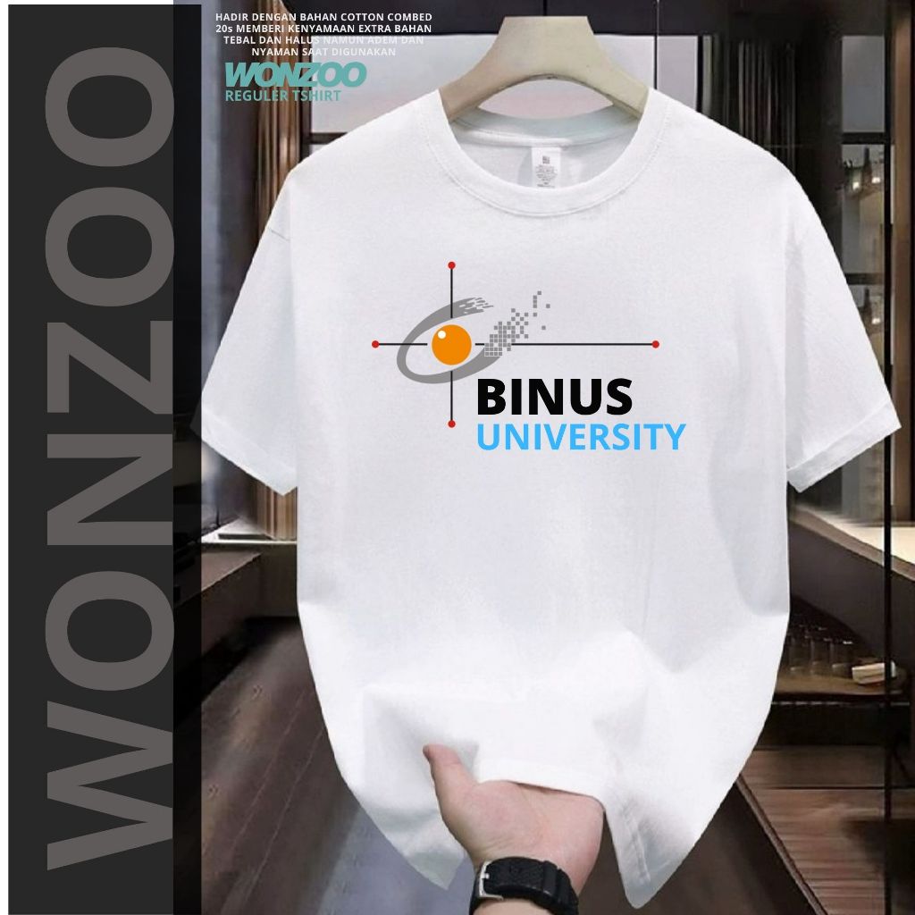 KAOS UNIVERSITAS BINA NUSANTARA BINUS-TSHIRT UNIVERSITY BINUS