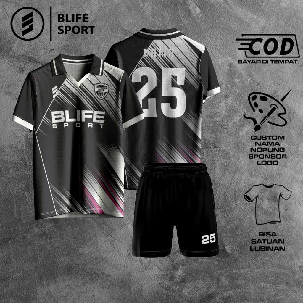 [ COD BISA SATUAN ] JERSEY FUTSAL/BOLA CUSTOM FULL PRINTING