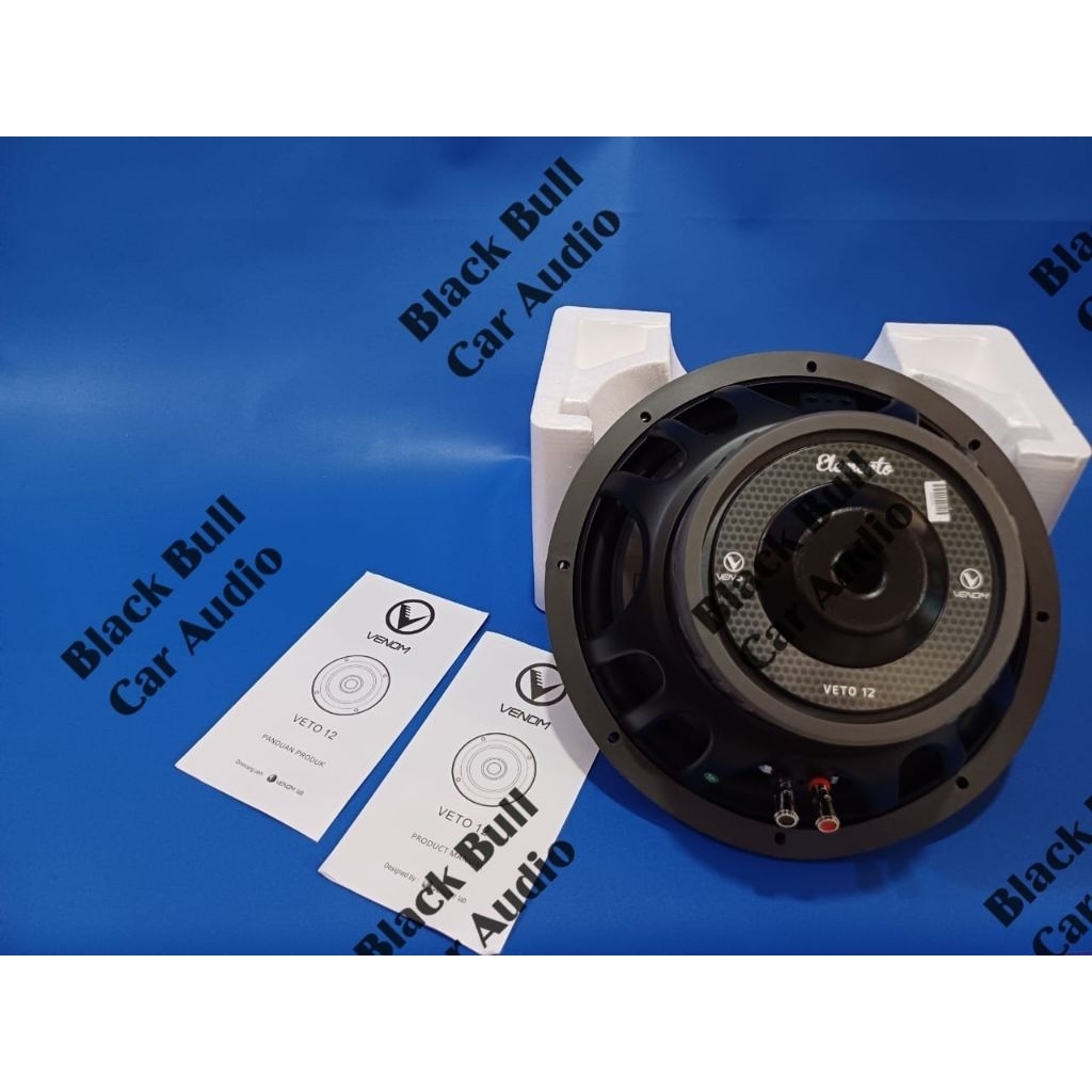 Subwoofer mobil 12 inch venom veto 12 original garansi resmi