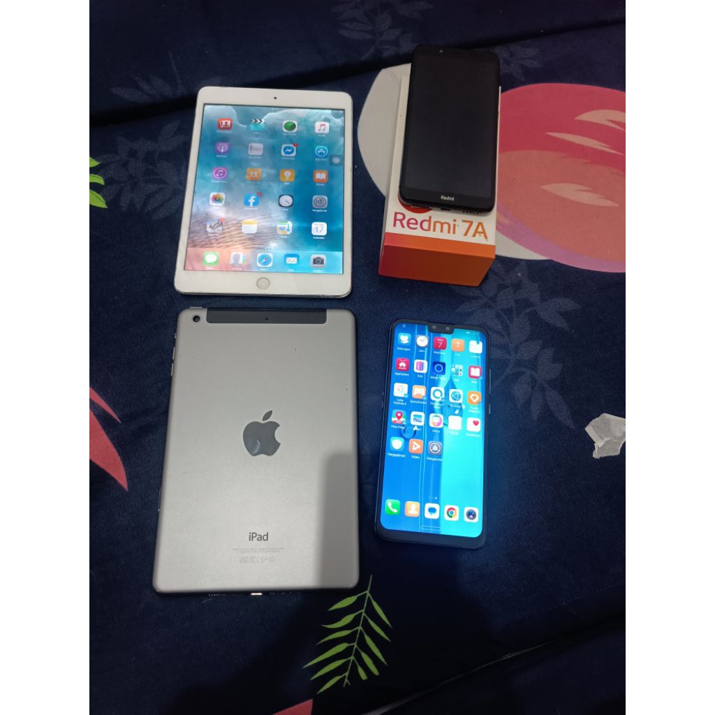 Hp murah second iPad mini 1 & mini 2, Huawei y9 2019, redmi 7a