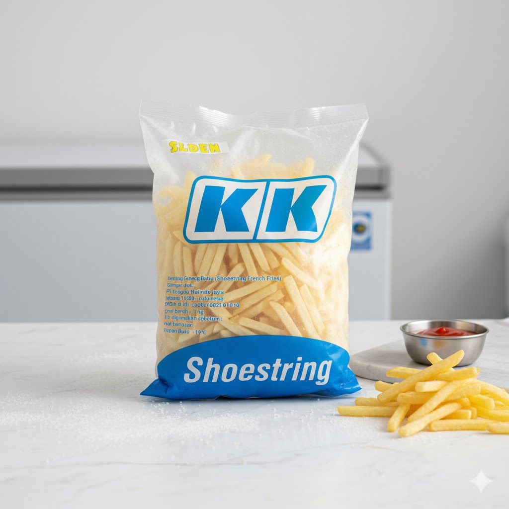 KK kentang shoestring beku 1kg