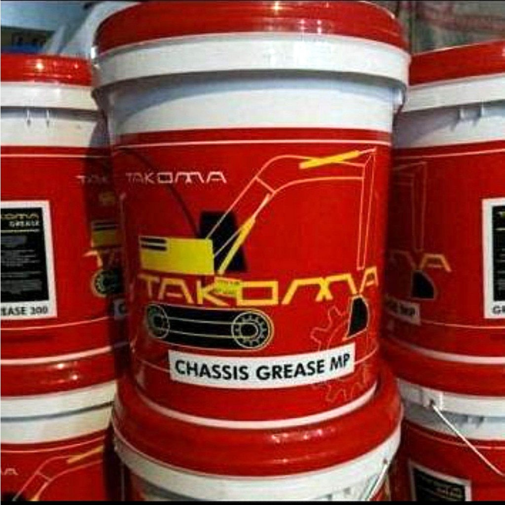 TAKOMA Pail Merah NLGI-1 13Kg Grease/Gemuk Takoma/Pelumas Minyak Gemuk/Cerbi Chasis/Casis/Stempet 30