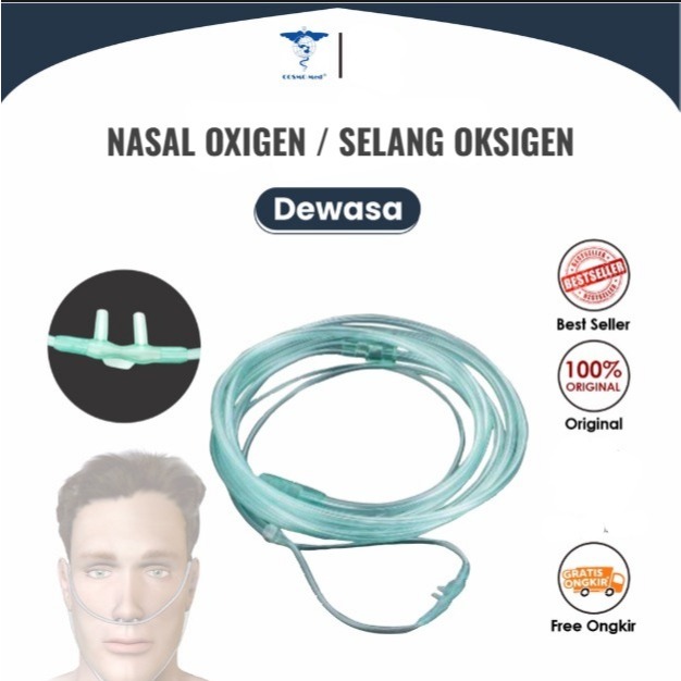 Selang Oksigen Dewasa/Nasal Oksigen /Nassal Canula Oksigen Dewasa