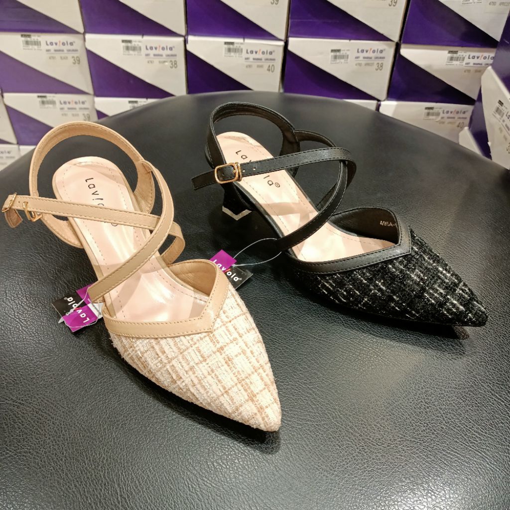 sepatu wanita heels 5cm LAVIOLA original