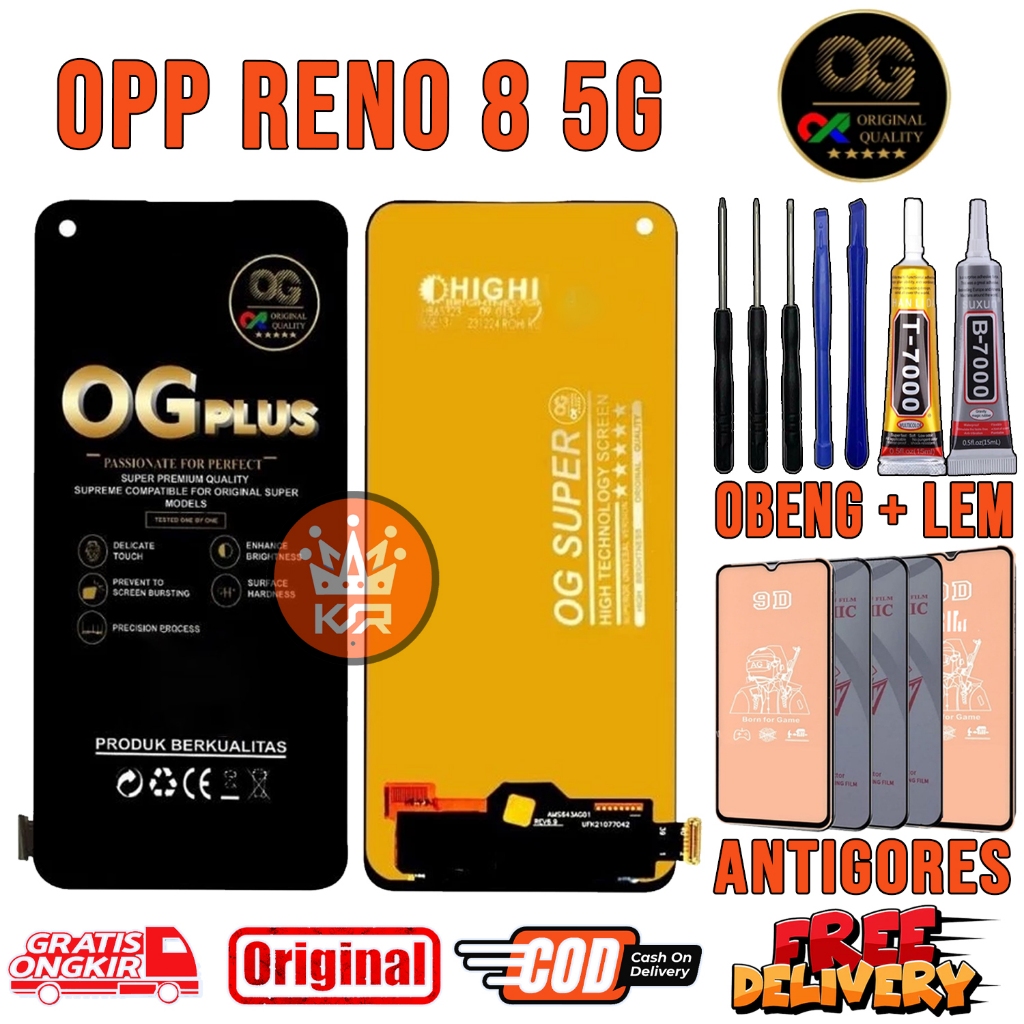 Lcd OPPO RENO 8 5G Original OEM Quality Lcd Touchscreen OPPO RENO 8 5G Fullset