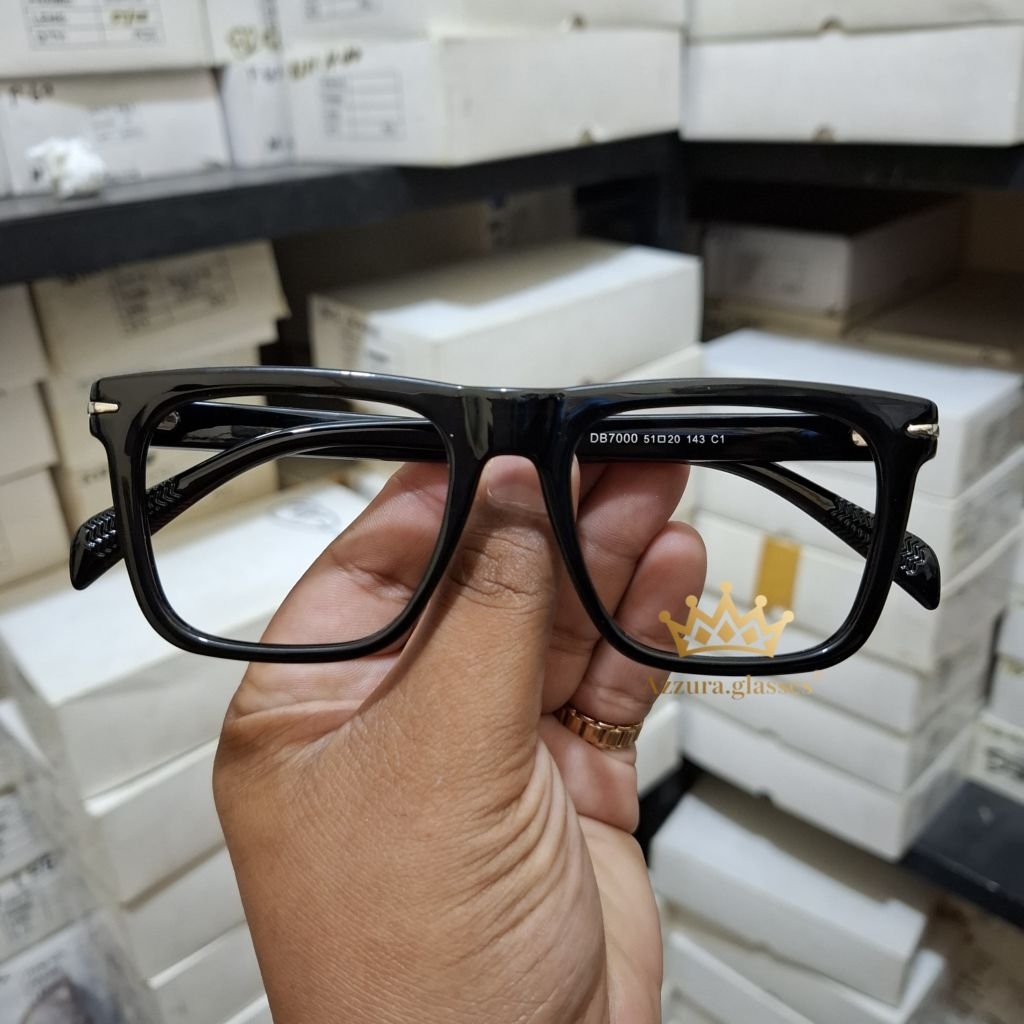 Kacamata Kotak Pria & wanita  minus | Kacamata photochromic Blueray F 7000