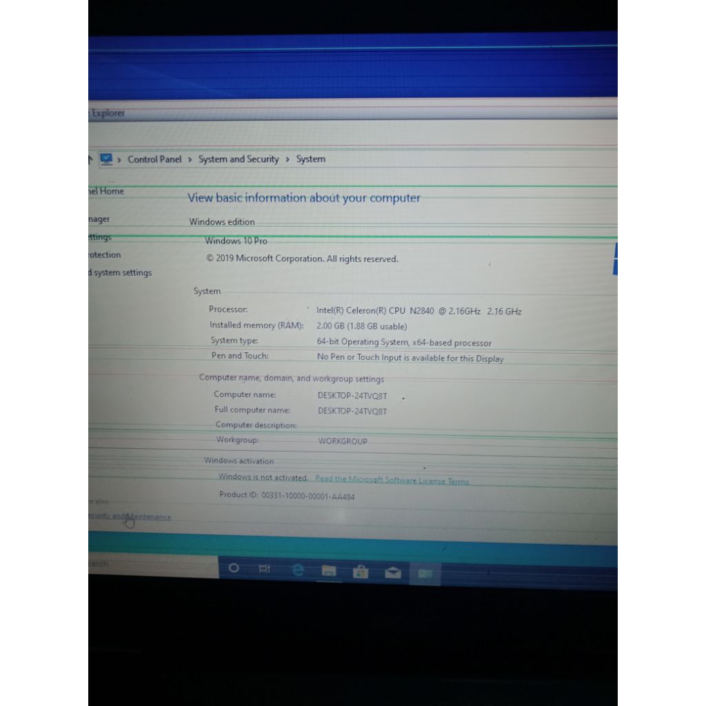 Motherboard laptop Acer one 14 Z1401-C2H9
