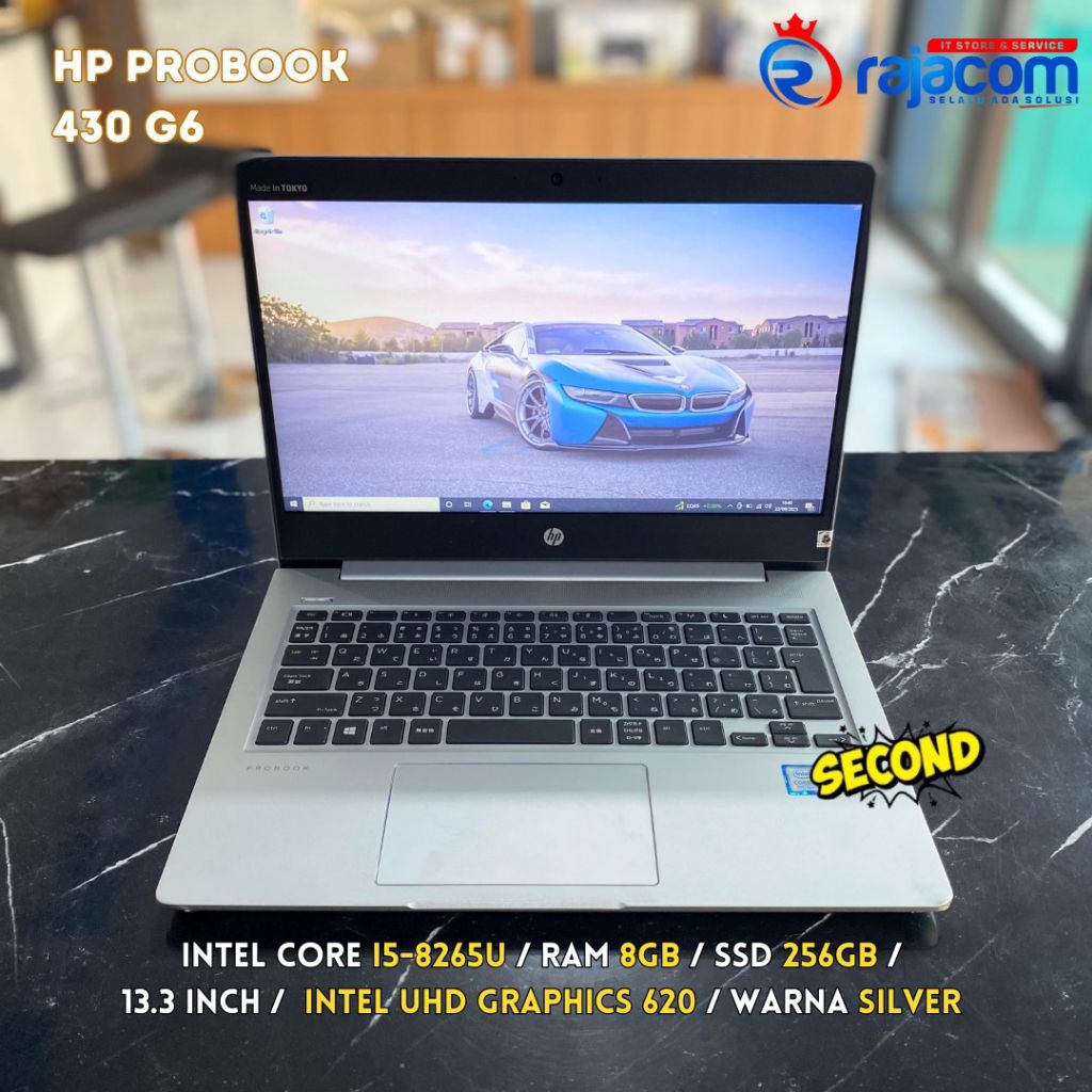 Laptop HP Probook 430 G6 Intel Core i5 Gen 8 RAM 8GB SSD 256GB 13.3"