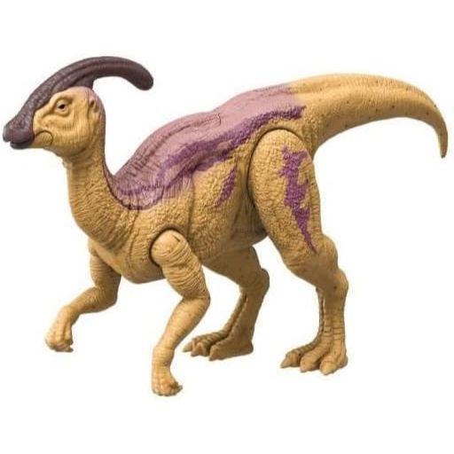 Mattel Jurassic World Wild Roar Dinosaurier-Actionfigur, Parasaurolophus mit leuchtenden