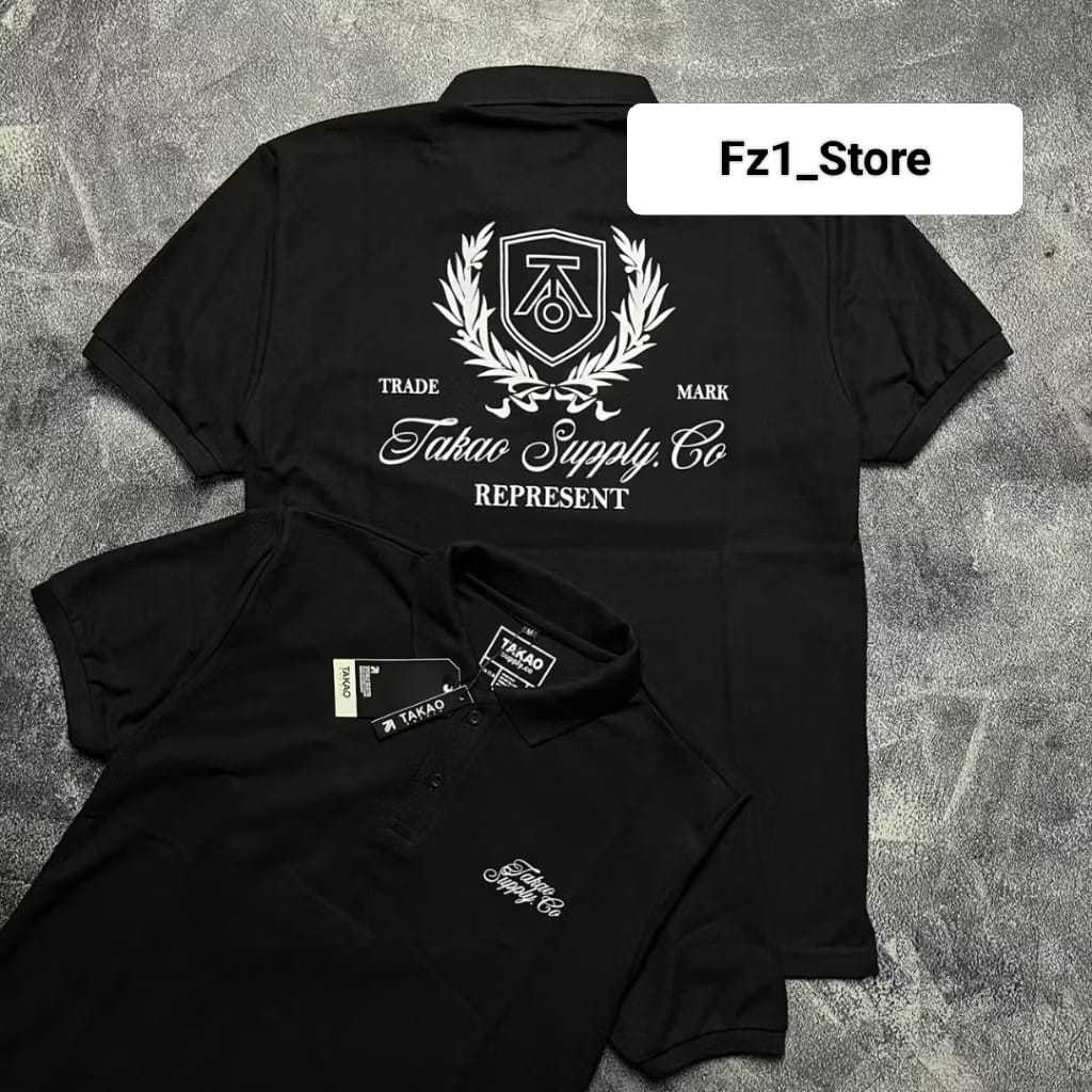 Poloshirt Pria T K O Motif Sablonan Plastisol Authentic Kaos Kerah Pria Distro Original Brand Lokal