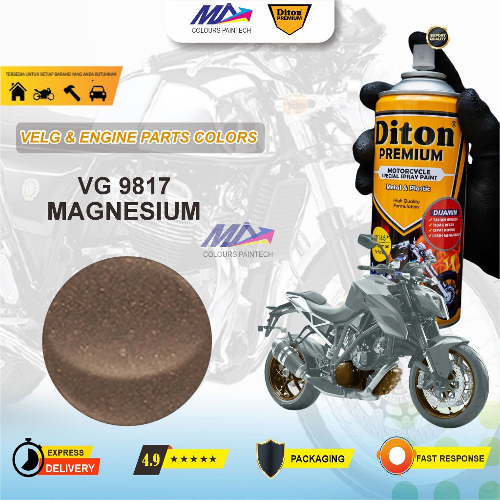 [TERMURAH] DITON PREMIUM VELG& ENGINE VG 9817 MAGNESIUM CAT SEMPROT PYLOX PILOK
