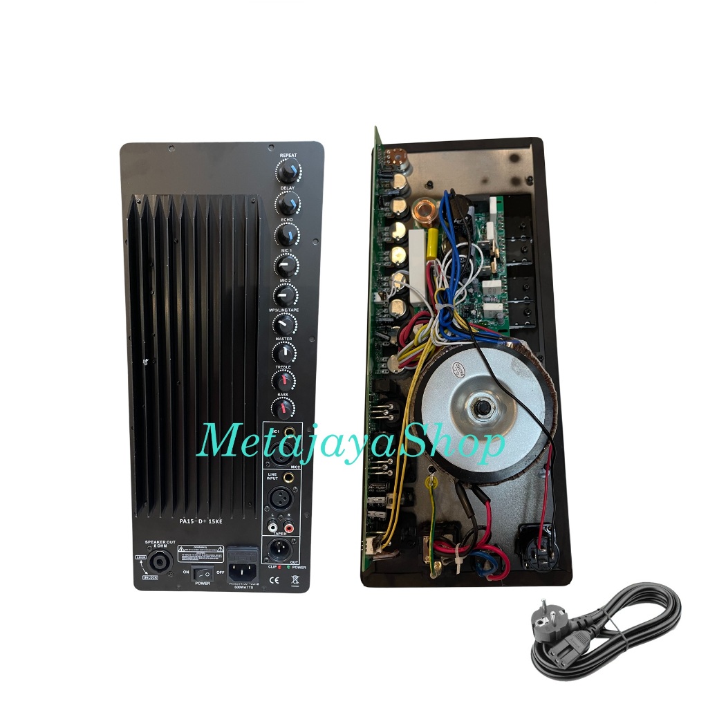 Kit Power Repeat , Delay , Echo Mesin Speaker Active