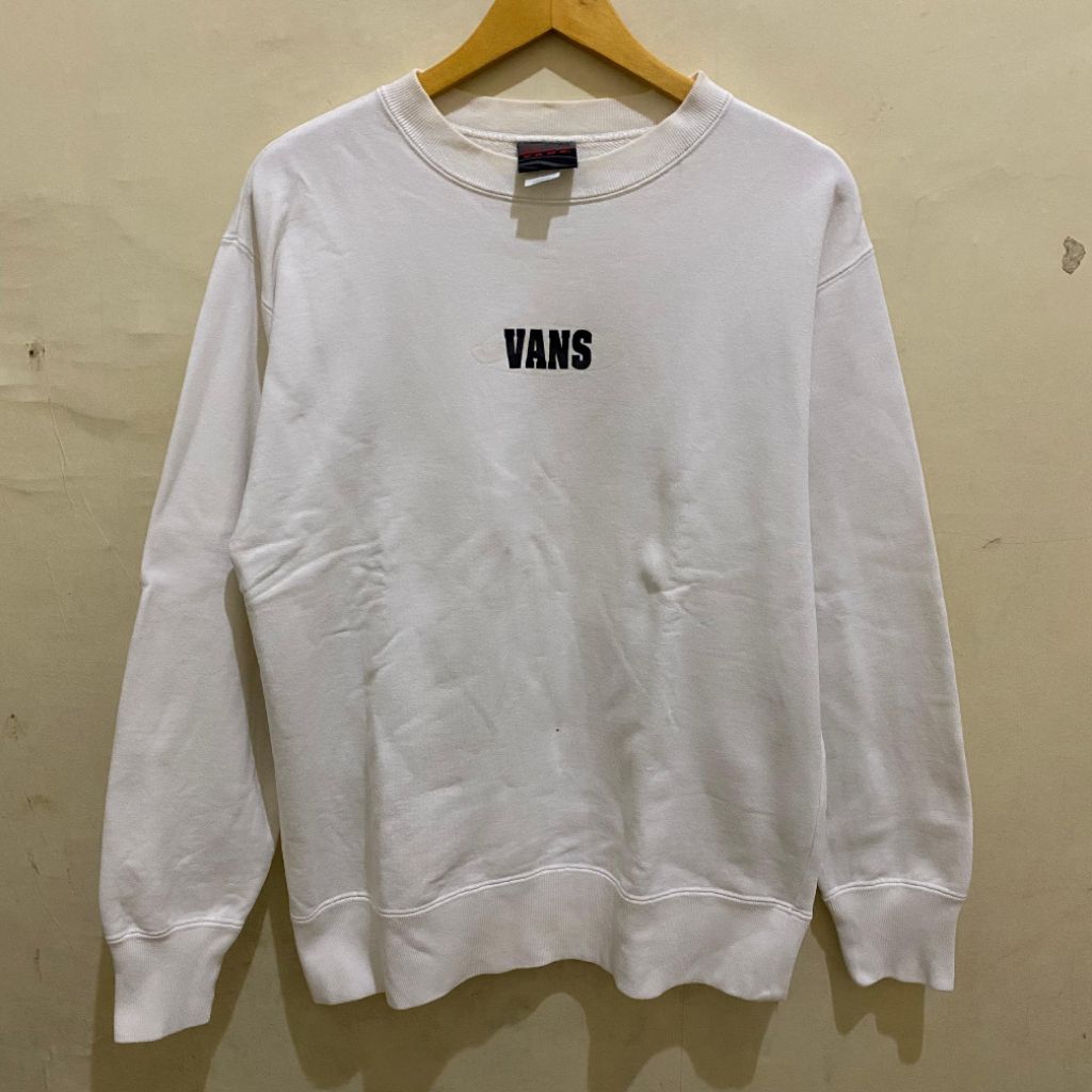 Vintage Vans skateboard crewneck sweatshirt original second Bekas murah, jual crewneck vintage Vans 