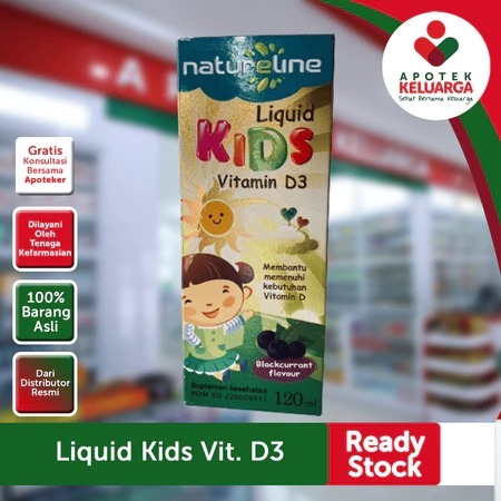 Natureline Liquid Kids Vitamin D3 400 IU Sirup