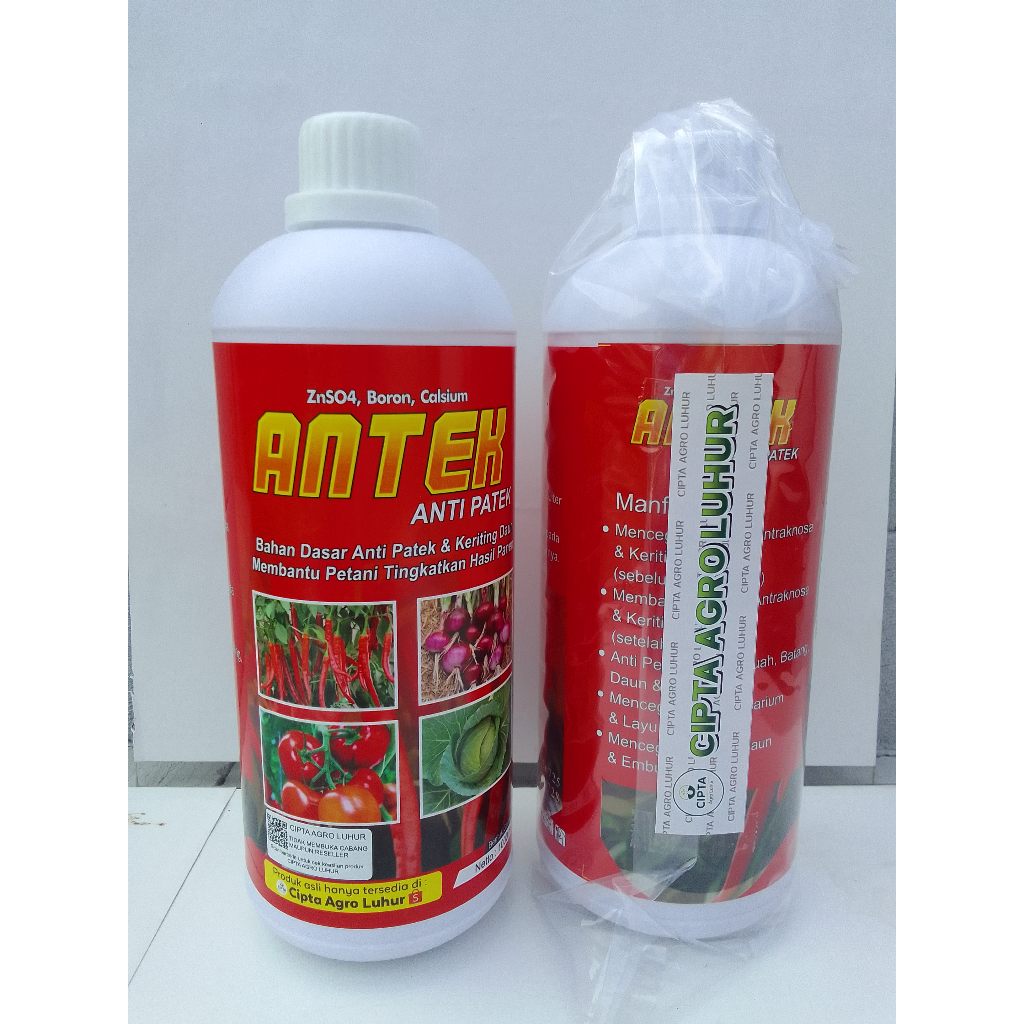 Pupuk ANTEK Anti Patek dan Keriting Daun, Pupuk Terbaik Untuk Cabe 1000 ml Garansi Asli