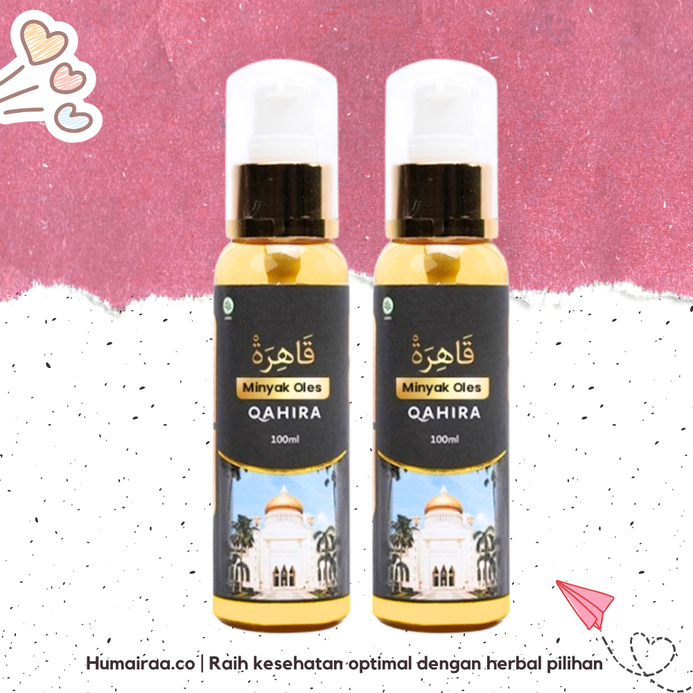 Minyak oles qahira 100ml HALAL TANPA EFEK SAMPING DIJAMIN 100% ORIGINAL OBAT HERBAL