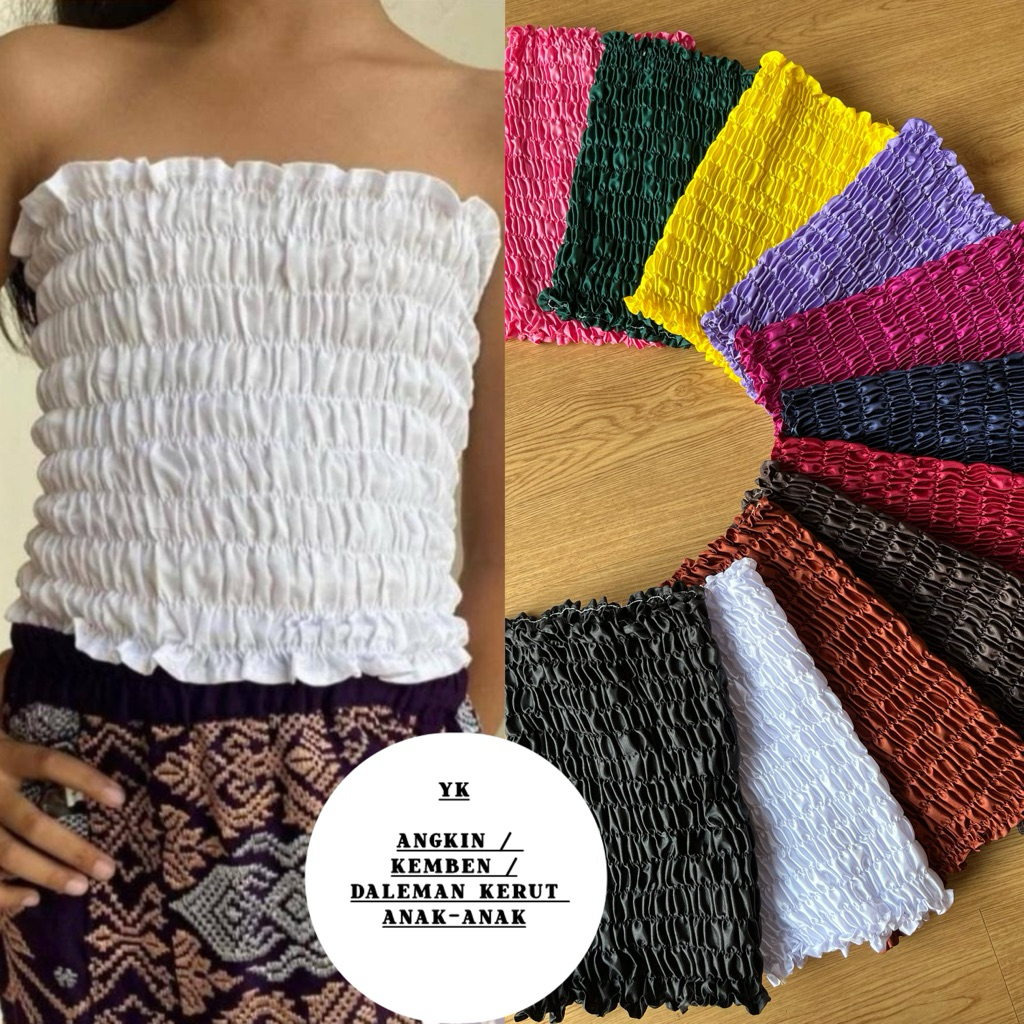 YUKAKEBAYA || ANGKIN / KEMBEN / DALEMAN KERUT ANAK , DEWASA/REMAJA