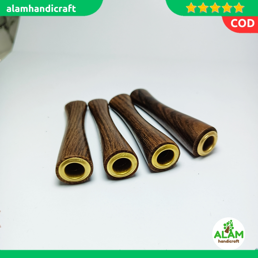 PIPA KAYU KALIMASADA PENDEK NATURAL