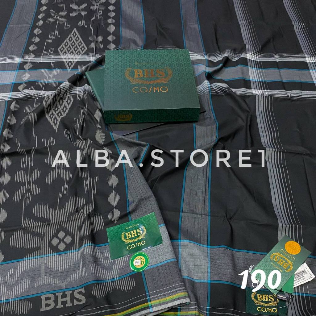 Sarung BHS Cosmo Gold Silver ORI 100%/BHS COSMO Polos Motif /Agen BHS Murah Pekalongan Official Cosm