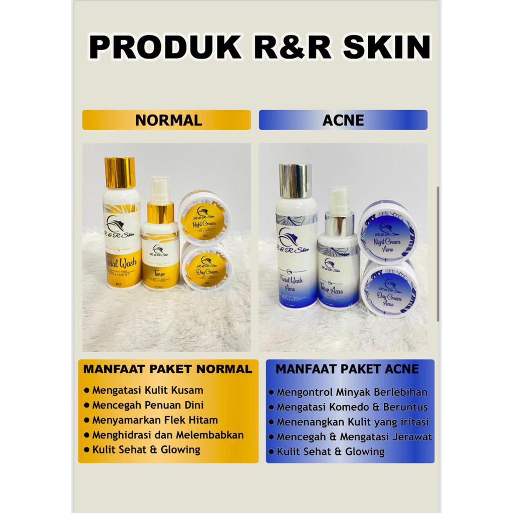 RR SKINCARE PAKET ACNE & NORMAL