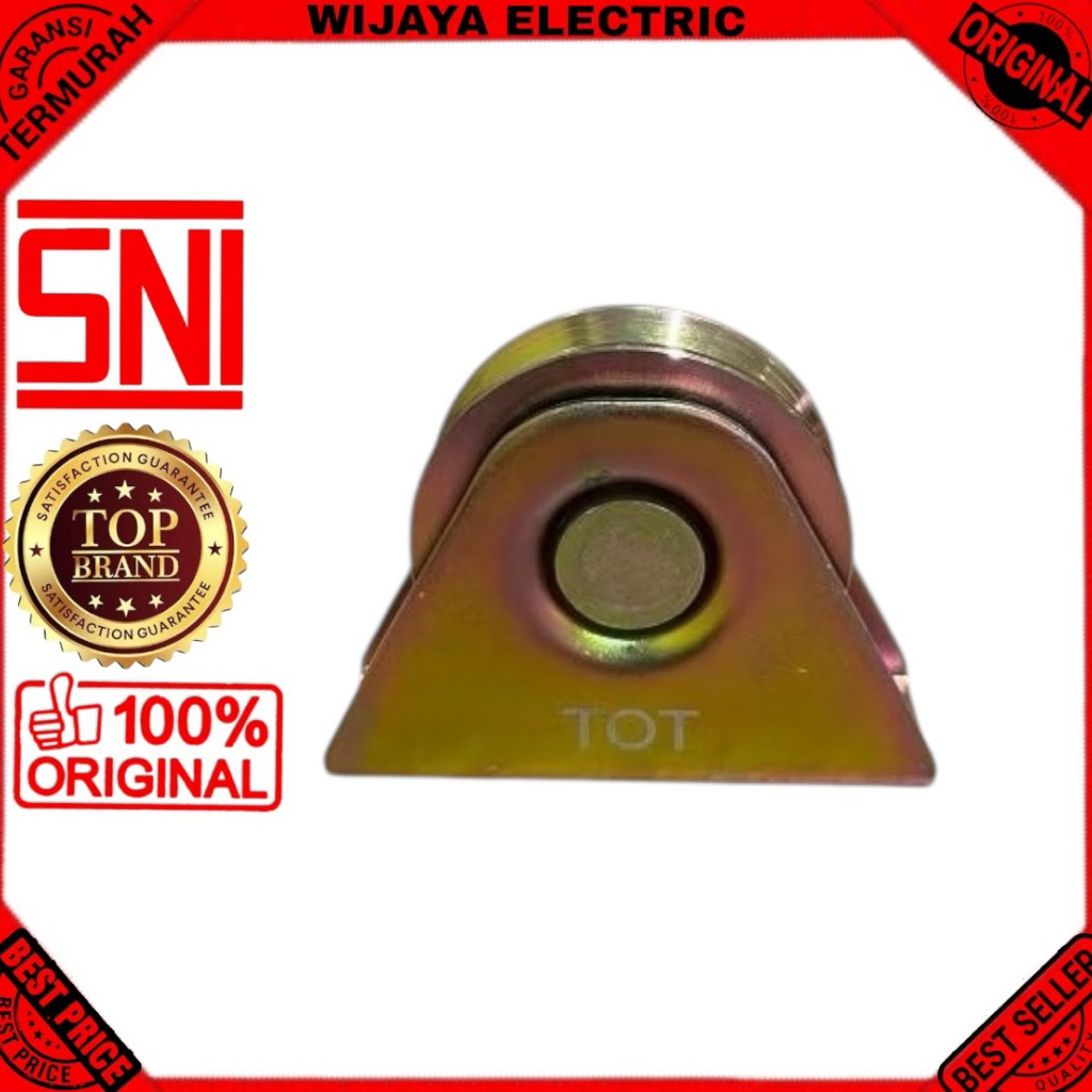 tot roda Gerbang pagar Roda pagar rumah model V 60 mm Roda besi pagar roda