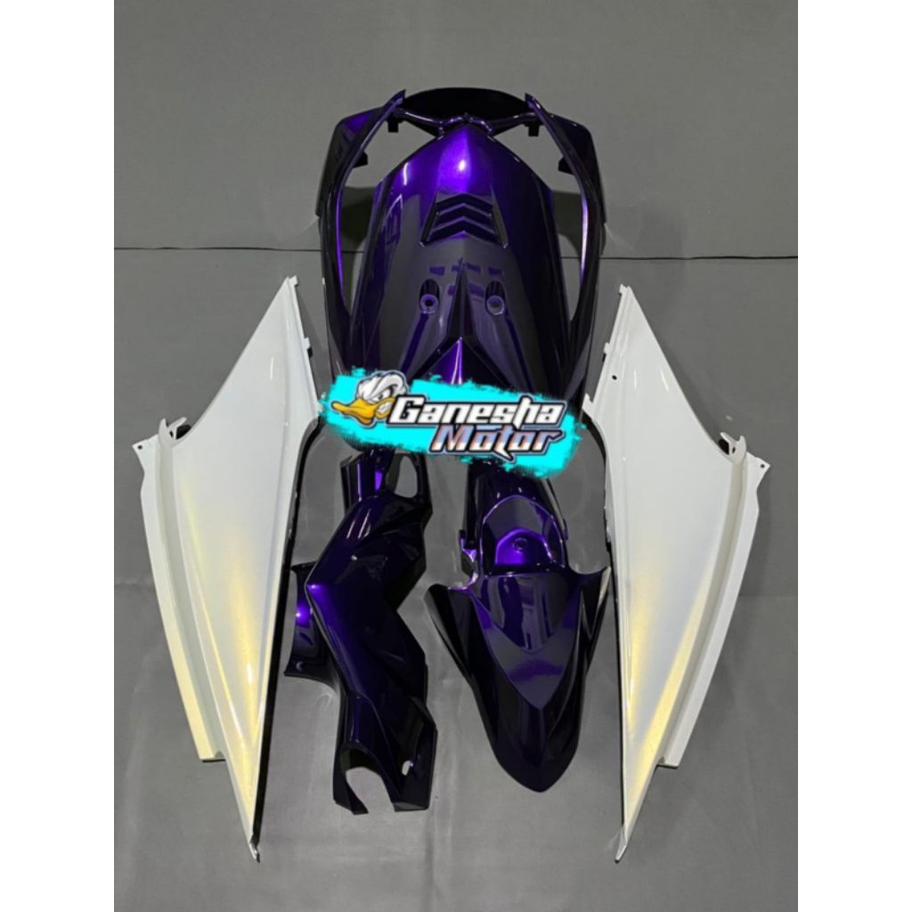 Body halus beat karbu warna ungu candy kombinasi putih / body halus bea karbu 2008-2012